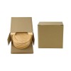 Wooden Drink Coaster Set With Holder