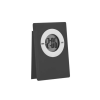 Personalized Table Clock with Magnetic Clip Black