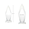 Flame Shaped Crystal Awards