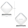 Rhombus Shaped Crystal Awards 