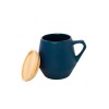 Personalized Eco-Neutral Ceramic Mug with Bamboo Top | SEVILLA