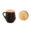 Personalized Eco-Neutral Ceramic Mug with Bamboo Top | SEVILLA