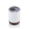 Personalized Vacuum Mug With Cork Base White