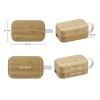 Bluetooth Earbuds with Bamboo Case 