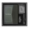 Black Promotional Gift Sets - A5 Notebook,  ID Card Holder, 32GB USB with Black Cardboard Gift Box