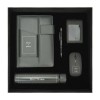 Corporate Office Gift Set - A5 Notebook,  ID Card Holder, Metal Pen, Bottle, Wireless Mouse