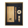 Personalized Logo Eco-Friendly Gift Sets - Wireless Powerbank, Pen, USB, Keychain 