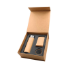 Personalized Bamboo Gift Sets - Bamboo Flask, Wireless Charger Stand, Bluetooth Speakers