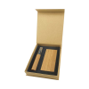 Personalized Eco-Friendly Gift Sets - Pen with Case, Wireless Powerbank 