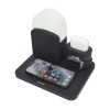 4-in-1 Fast Wireless Charging Dock with Alarm Clock & LED Lamp