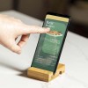 Customized Bamboo Mobile Holder 
