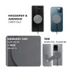 Premium Set of Laptop Stand, Magnetic Phone Mount and Wireless Charger 