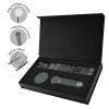 Premium Logo Set of Laptop Stand, Magnetic Phone Mount and Wireless Charger 
