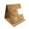 Personalized Logo Mag 3 in 1 Foldable Cork Wireless Charger | FARO