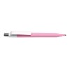 Personalized Dot Pens with White Clip Pink