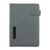 Grey A5 Size Notebooks PU Hardcover & Magnetic Flap | Dorniel 