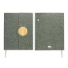 A5 Notebooks with Bamboo & Magnetic Closure Grey