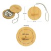 Promotional Multi-Charging Cable Set in Round Bamboo Case