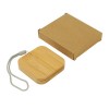 Promotional Multi-Charging Cable Set in Square Bamboo Case