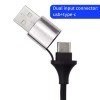 3-in-1 Multi-Charging long cable 105cm with Light Up Logo