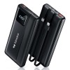 10000mah Powerbank With Built In Cables