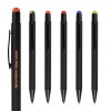 Promotional Logo Black Stylus Metal Pens 