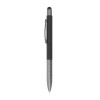 Black Stylus Metal Pens with Textured Grip