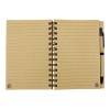 Promotional Bamboo Notebook with Pen 