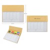 Eco-Friendly Weekly Planner Kit with Pen, Clip, Sticky Notes