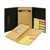 Promotional Tri-Fold Notepad with Sticky Notes, Pen, Card Slot and Ruler