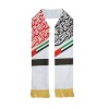 UAE Flag Polyester Scarf with Gold Tassel