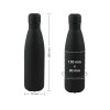 Soft Touch Black Bottles 500ml SS