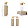 Glass Bottle with Sleeve Dimensions