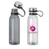 Personalized rPET Transparent Bottles 800ml SS Lid with Carry Handle