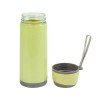 Sports Glass Bottles 500ml Twist off Lid and Carry Handle Light Green