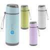 Personalized Sports Glass Bottles 500ml Twist off Lid and Carry Handle