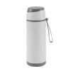 Sports Glass Bottles 500ml Twist off Lid and Carry Handle White