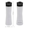 Double Wall SS Bottles Slim Waist Design Flip top Lid 500ml