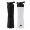 Personalized Double Wall SS Bottles Slim Waist Design Flip top Lid 500ml