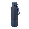 Multi-function Double Wall SS Bottles 500ml Navy Blue