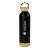 Personalized Double Wall SS Bottles with Bamboo Base & Lid 750 ml