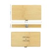 Eco-Friendly Bamboo Tool Kit with Secure Silver-Lock Case