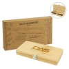 Eco-Friendly Bamboo Tool Kit with Secure Silver-Lock Case