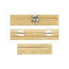 Promotional Eco-Friendly Bamboo Tool Set with Silver Locking Case