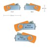 Silver Swivel USB Flash Drives 