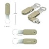 Personalized Leather Key Chain USB Flash