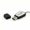 Personalized Logo Black Rubberized USB Flash