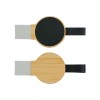 Eco Bamboo LED USB 64GB 3.0 with Strap – Custom Round Flash Drive