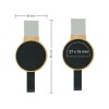 Eco Bamboo LED USB 64GB 3.0 with Strap – Custom Round Flash Drive