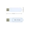 White Sleek 32GB LED Logo Type-C OTG USB 3.0 Drive – Modern & Multipurpose